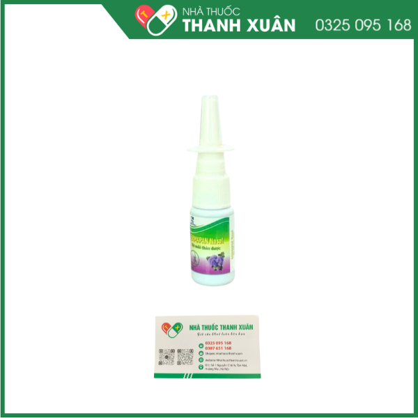 Xịt mũi thảo dược GERMAPAN Nasal hỗ trợ viêm mũi